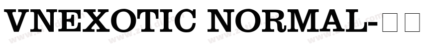 VnExotic Normal字体转换